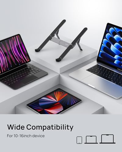 SODI 314 Lightweight Adjustable Laptop Stand Compatible with 10-15.6" Laptops