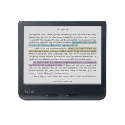 Kobo 7" N428-TP-BK-S-CK 1264x1680 Electronic Ink eReader