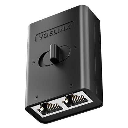 VCELINK 2 Ports Ethernet Switch M241-1P-DE Gigabit Ethernet 1000Mbps Passive Splitter