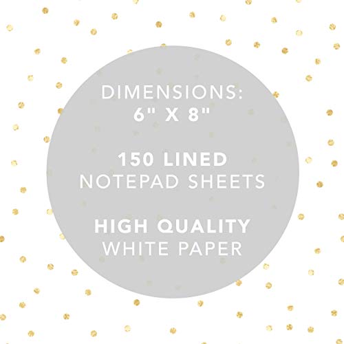 Graphique 6x8 Notepad 150 Sheets Plain Design