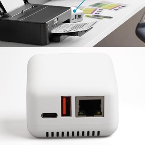 EIMSOAH 3.94x3.54x2.36 inches EIMSOAH64fcv3ne8r-11 Print Server USB 2.0 Network