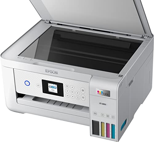 Epson EcoTank ET-2850 Wireless Color All-in-One Inkjet Printer, 4800 x 1200 dpi, Auto Duplex