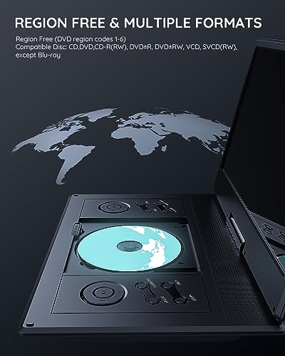 BOIFUN 14.1" BFN-142US 1280x800 Portable DVD Player