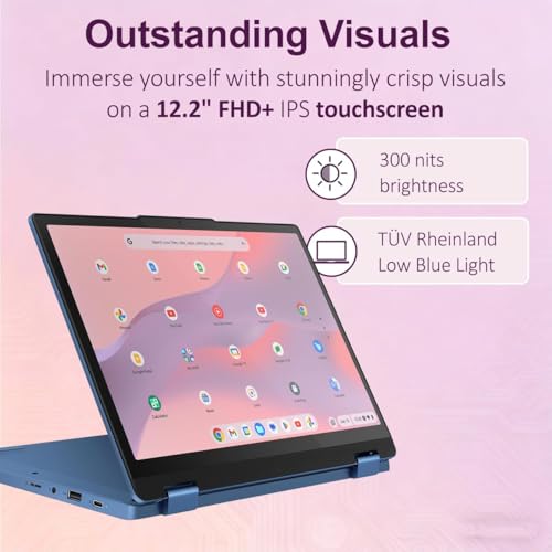 Lenovo 12.2" IdeaPad Flex 3i Chromebook 1920x1200 eMMC128GB Intel N100 4GB DDR5 Convertible Laptop