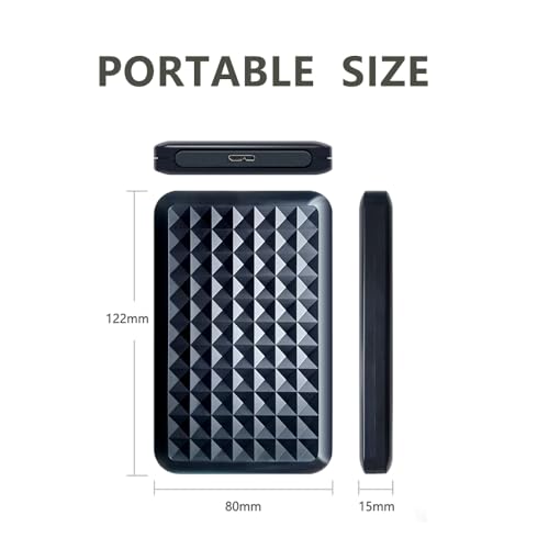 Tianken 1TB TK-EHDLG1030 USB 3.0 External Hard Drive 2.5-Inch