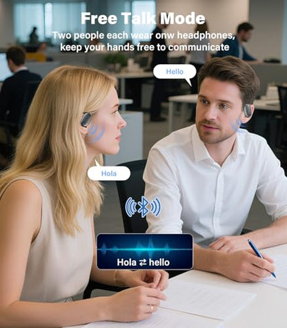 Vilupvie Y80 Wireless AI Earbuds with Instant Translation