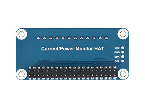 Waveshare 4-ch Current/Voltage/Power Monitor HAT for Raspberry Pi I2C Interface