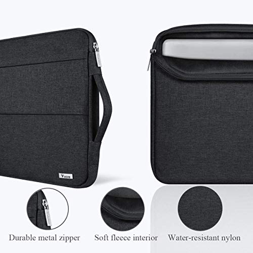 Voova 15.6-Inch Laptop Sleeve Case Compatible with MacBook Pro 16 M1/M2/M3/M4 Max 2019-2025 Model v-laptop-sleeve-handheld-15.6-black