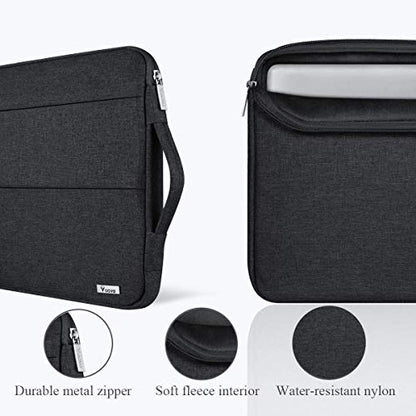 Voova 15.6-Inch Laptop Sleeve Case Compatible with MacBook Pro 16 M1/M2/M3/M4 Max 2019-2025 Model v-laptop-sleeve-handheld-15.6-black