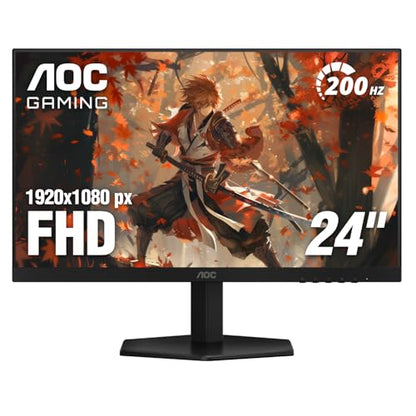 AOC 23.8 Inch 24G42HE FHD 1920x1080 200Hz IPS Monitor