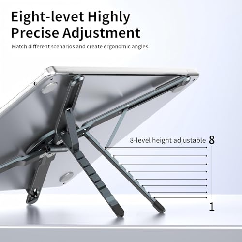 makecatch 7.13x2.28x0.78 inches MC-Stand-01 Adjustable Magnetic Laptop Stand
