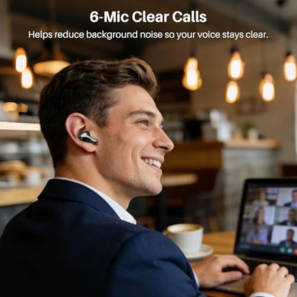 TOZO NC3 Wireless Earbuds Model T11141 with Active Noise Cancelling and ENC Microphone