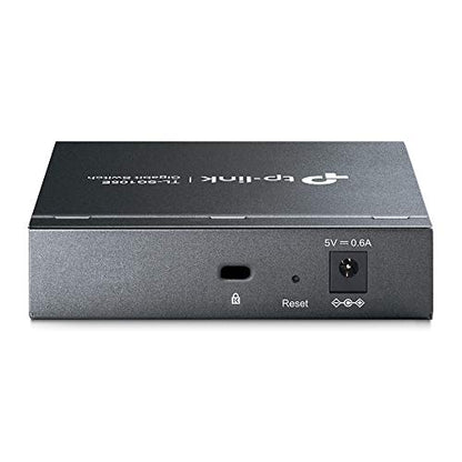 TP-Link TL-SG105E 5-Port Gigabit Ethernet Switch, Desktop, Black, Network Management Interface