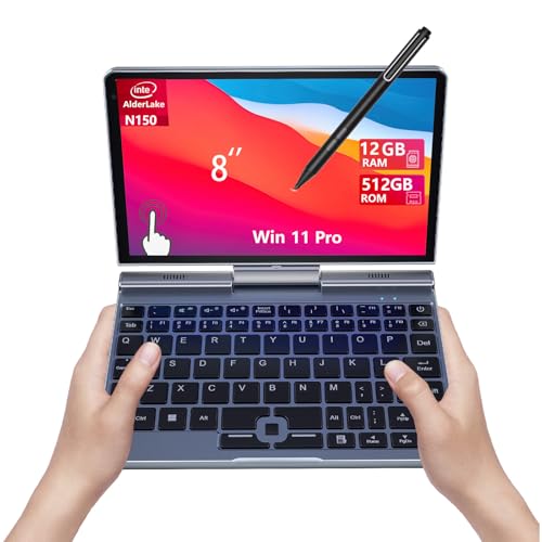 KOOFORWAY 8 Inch P8 Mini Laptop 1280x800 LCD Touchscreen