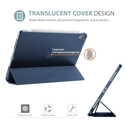 ProCase 10.9-Inch iPad Air 4th/5th Gen Protective Cover - Auto Sleep/Wake, Lightweight, Navy