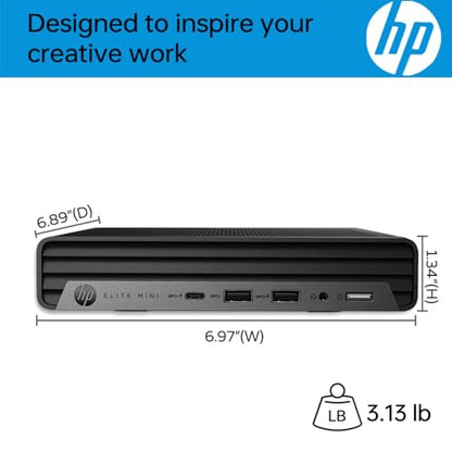 HP 2025 Elite 805 Mini PC G8 AMD Ryzen 5 5650G 16GB RAM 512GB PCIe SSD Dual DisplayPort 3840x2160