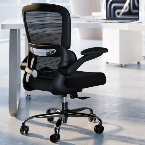 TRALT Office Chair 1.0 Count TRALT+TRALT+YX001-2-BLK-US Indoor Breathable Mesh Ergonomic Desk Chair