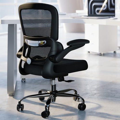 TRALT Office Chair 1.0 Count TRALT+TRALT+YX001-2-BLK-US Indoor Breathable Mesh Ergonomic Desk Chair