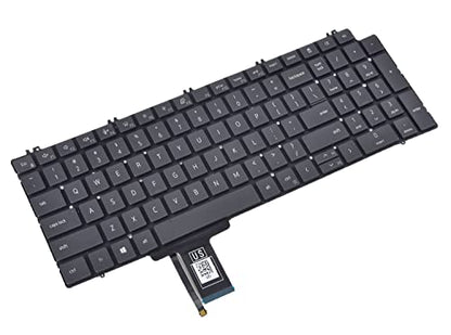 KBRPARTS Full-Sized QWERTY Keyboard for Dell Precision Laptop 0713DM 713DM PK132V72B00