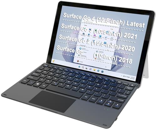 Arteck QWERTY Type Cover HB216 BT Mechanical Keyboard for Microsoft Surface Go 4, 3, 2, 1