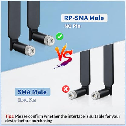 Superbat GP-AN-WI-29 Dual Band WiFi Antenna 12dBi 2.4GHz/5GHz Omnidirectional