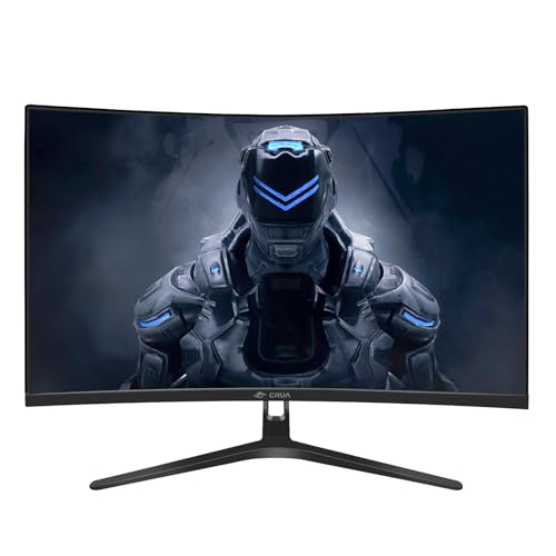 CRUA 27" Curved Monitor CR320QB FHD 1920x1080 180Hz LCD