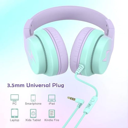 Candy Bila 1X BH03 Over Ear Headphones 85dB Volume Limiting Wired