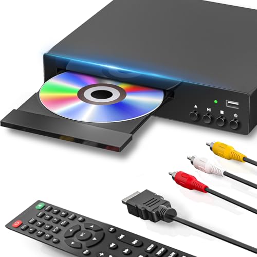 Delleson 1080P SE DVD Player HDMI RCA USB Region Free