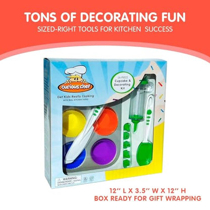 Curious Chef 16 Count TCC50165 Kids Baking Supplies Non Stick Dishwasher Safe