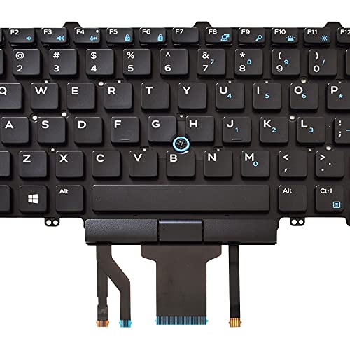 SUNMALL 104-Key Backlit Keyboard PK1313D4B00 Wired QWERTY Layout Black Plastic