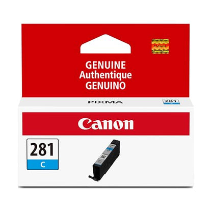 Canon CLI-281 Cyan Ink Tank 250 Pages Compatible with PIXMA Printers