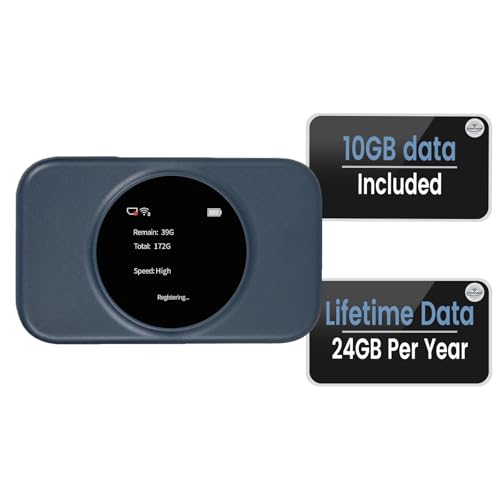 STATELINKER 1 Count S2NA 4G LTE Mobile Hotspot 10GB Free Data 2.4GHz Wireless Data Router