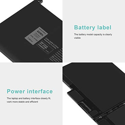 TREE.NB 60Wh E7280 Battery for Dell Latitude 12 7000 7280 7290 13 7380 7390 14 7480 7490