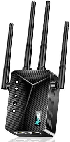 Yammoya Quad-Band WiFi Extender Model XY-2026 Black