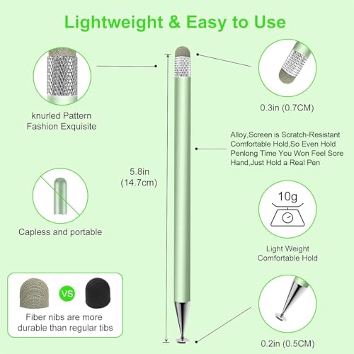 Zhao Cai Jin Bao 3 Count K-518 Touch Screen Stylus Green/Purple/Rose Gold