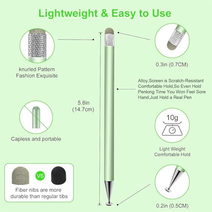 Zhao Cai Jin Bao 3 Count K-518 Touch Screen Stylus Green/Purple/Rose Gold