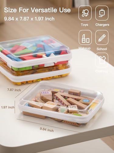 CoiiJoii 3-Pack Storage Pouches HZP8102 Rectangular 5 Liters