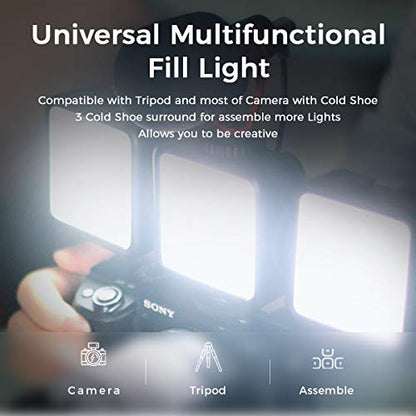 ULANZI VL-81 3000mAh Bi-Color LED Video Light 3200K-5600K USB Rechargeable