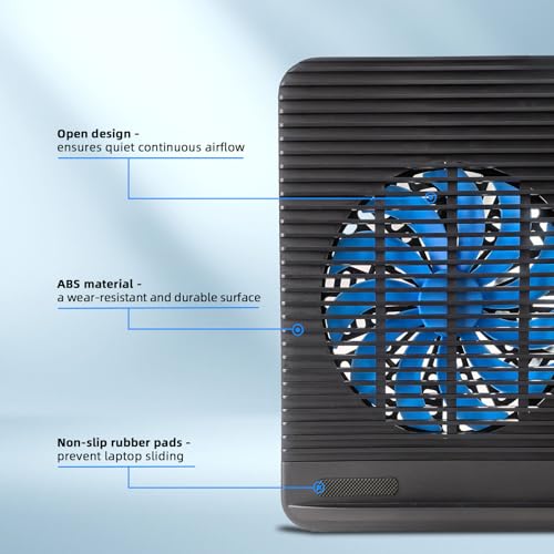 Coolertek 14.96" x 11.02" x 1.42" USB Powered Laptop Cooling Pad HY-288