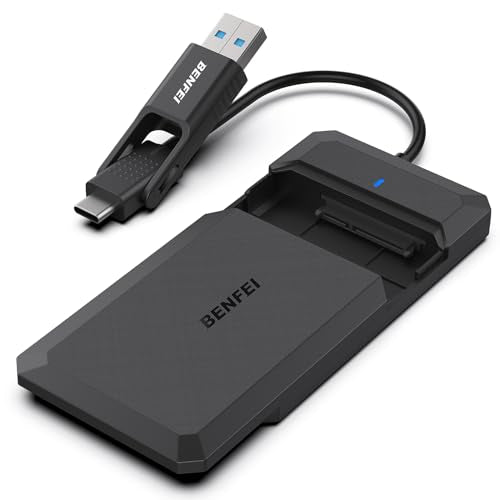 BENFEI 2.5 Inch SATA External Hard Drive Enclosure USB 3.2 Gen 1