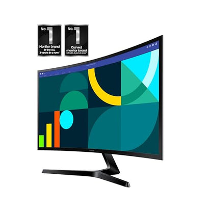 Samsung 27" LS27D366GANXZA FHD 1080p 100Hz LED Curved Computer Monitor