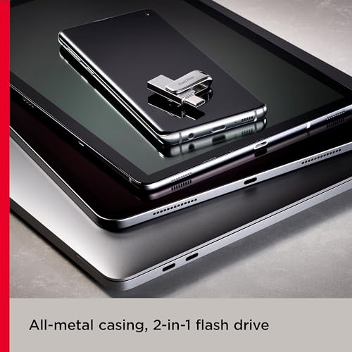SanDisk 256GB Ultra Dual Drive Luxe USB Type-C SDDDC4-256G-GAM46
