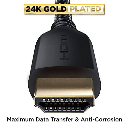 PowerBear 10 Feet Male-to-Male HDMI Cable 4K @ 60Hz CL3