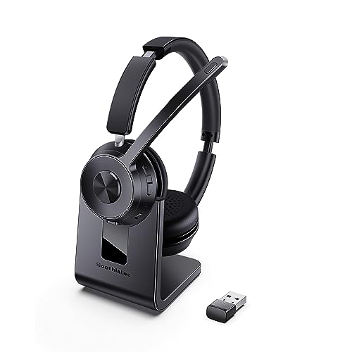 Soothielec KH53 Bluetooth Headset Noise Isolation Microphone Wireless Connectivity