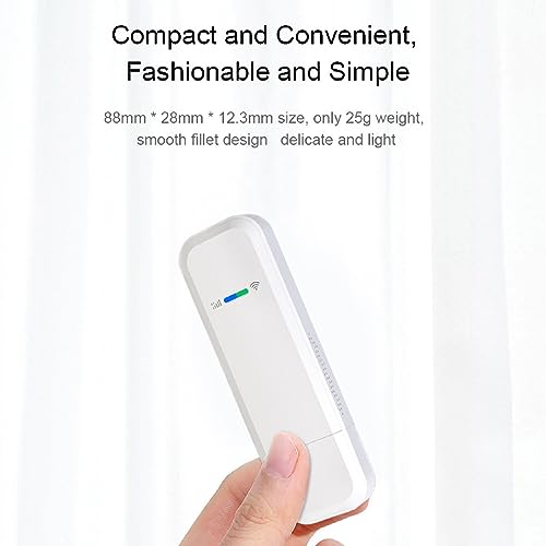 Yunseity Portable 4G LTE WiFi Modem Yunseity5pw0ct2eag-13 150Mbps Tri-Band Wi-Fi Dongle