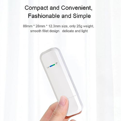 Yunseity Portable 4G LTE WiFi Modem Yunseity5pw0ct2eag-13 150Mbps Tri-Band Wi-Fi Dongle
