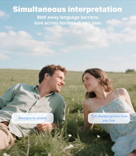 Vilupvie Y80 Wireless AI Earbuds with Instant Translation