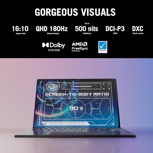ASUS 13.4" GZ302EA-XS96 2560 x 1600 IPS Gaming Notebook