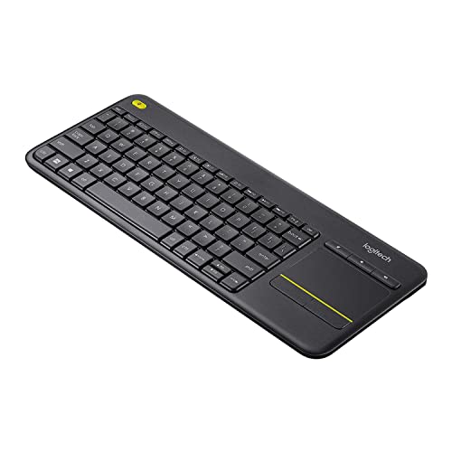 Logitech K400 Plus Wireless Touch Keyboard 84 Keys QWERTY Touchpad Black