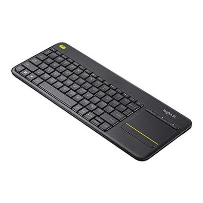 Logitech K400 Plus Wireless Touch Keyboard 84 Keys QWERTY Touchpad Black